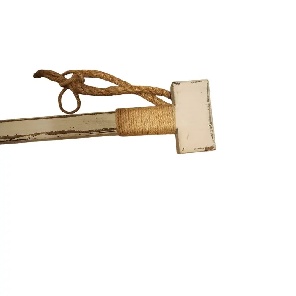 Large Distressed Cottage Lake House Decor Oar